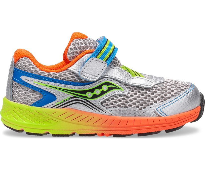 Gyerek Saucony Ride 10 Jr. Tornacipő Titán Narancssárga Zöld | HU 256XYU